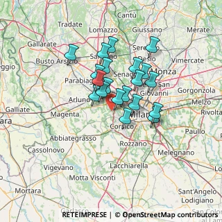 Mappa Via Giovanni Verga, 20019 Settimo Milanese MI, Italia (10.118)
