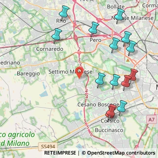 Mappa Via Giovanni Verga, 20019 Settimo Milanese MI, Italia (5.22143)