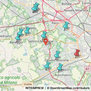 Mappa Via Giovanni Verga, 20019 Settimo Milanese MI, Italia (4.86455)