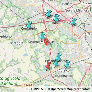 Mappa Via Giovanni Verga, 20019 Settimo Milanese MI, Italia (4.47636)