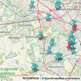 Mappa Via Giovanni Verga, 20019 Settimo Milanese MI, Italia (5.8175)