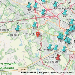 Mappa Via Giovanni Verga, 20019 Settimo Milanese MI, Italia (6.229)