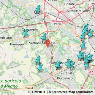 Mappa Via Giovanni Verga, 20019 Settimo Milanese MI, Italia (5.9095)