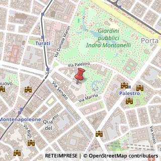 Mappa Piazzale morandi rodolfo 2, 20121 Milano, Milano (Lombardia)