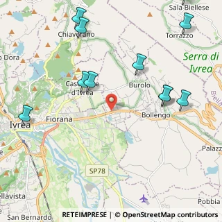 Mappa Strada St. 228 Del Lago Di Viverone, 10010 Burolo TO, Italia (2.69545)