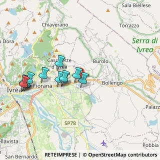 Mappa Strada provinciale 228 del lago di Viverone, 10010 Burolo TO, Italia (1.91)