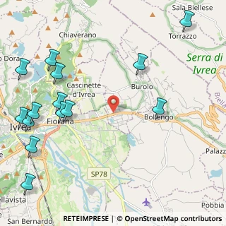 Mappa Strada St. 228 Del Lago Di Viverone, 10010 Burolo TO, Italia (2.93357)