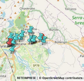 Mappa SSper Viverone, 10010 Burolo TO, Italia (2.078)