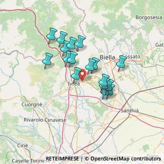Mappa Strada St. 228 Del Lago Di Viverone, 10010 Burolo TO, Italia (11.35647)