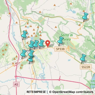 Mappa Strada St. 228 Del Lago Di Viverone, 10010 Burolo TO, Italia (4.63455)