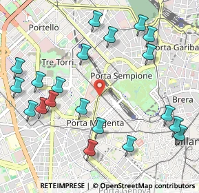 Mappa Largo 5º Alpini, 20123 Milano MI, Italia (1.239)