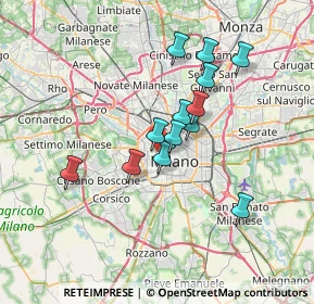 Mappa Largo 5º Alpini, 20123 Milano MI, Italia (5.72154)