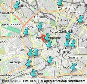 Mappa Largo 5º Alpini, 20123 Milano MI, Italia (2.29563)