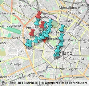 Mappa Largo 5º Alpini, 20123 Milano MI, Italia (1.19)