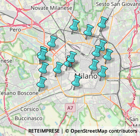 Mappa Largo 5º Alpini, 20123 Milano MI, Italia (3.01588)