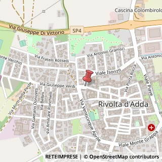 Mappa Viale Isonzo,  41, 26027 Rivolta d'Adda, Cremona (Lombardia)