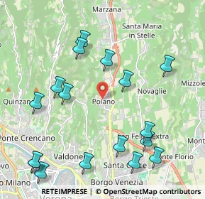 Mappa Via Sottocastello, 37142 Poiano VR, Italia (2.47529)