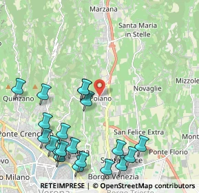 Mappa Via Sottocastello, 37142 Poiano VR, Italia (2.63)