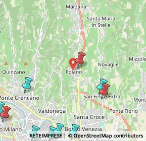 Mappa Via Sottocastello, 37142 Poiano VR, Italia (3.4)