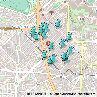 Mappa Via Alessandro Magnasco, 20149 Milano MI, Italia (0.3765)