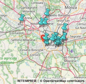 Mappa Via Alessandro Magnasco, 20149 Milano MI, Italia (5.43571)