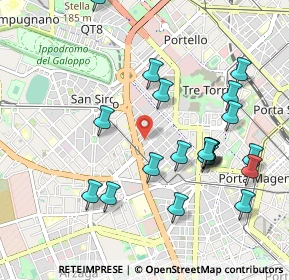 Mappa Piazzale Crivellone, 20149 Milano MI, Italia (1.0505)