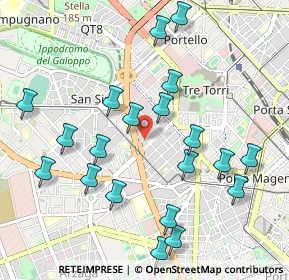 Mappa Piazzale Crivellone, 20149 Milano MI, Italia (1.0865)