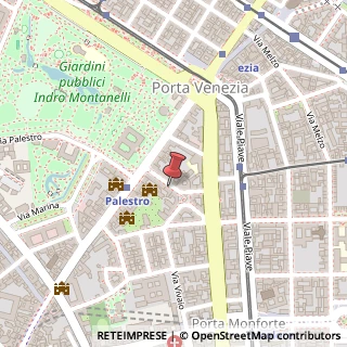 Mappa Via Tommaso Salvini, 10, 20122 Milano, Milano (Lombardia)
