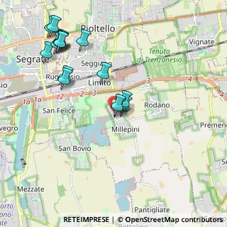 Mappa Via Papa Giovanni XXIII, 20053 Rodano MI, Italia (2.2125)