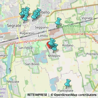 Mappa Via Papa Giovanni XXIII, 20053 Rodano MI, Italia (2.56786)