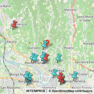 Mappa Via Indentro, 37127 Avesa VR, Italia (2.79111)