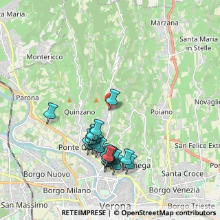 Mappa Via Indentro, 37127 Avesa VR, Italia (2.014)