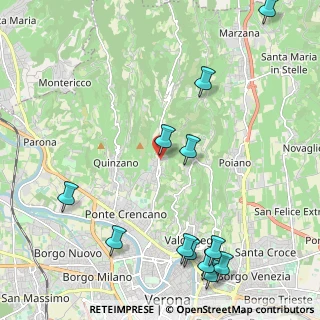 Mappa Via Indentro, 37127 Avesa VR, Italia (2.75167)