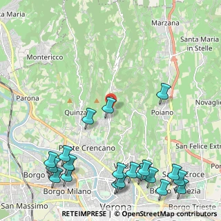 Mappa Via Indentro, 37127 Avesa VR, Italia (3.0915)