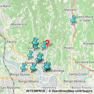Mappa Via Indentro, 37127 Avesa VR, Italia (2.00875)