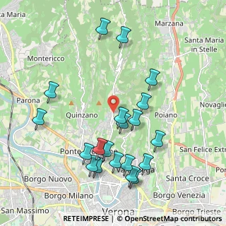 Mappa Via Indentro, 37127 Avesa VR, Italia (2.137)