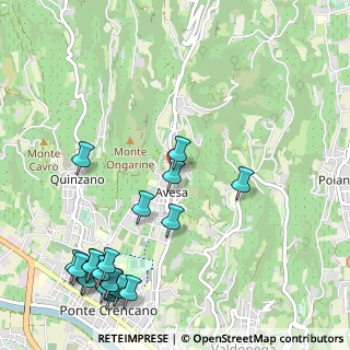 Mappa Via Indentro, 37127 Avesa VR, Italia (1.4405)