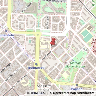 Mappa Via Tiziano, 13, 20145 Milano, Milano (Lombardia)