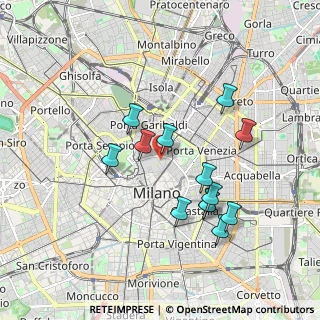 Mappa Via Borgonuovo, 20121 Milano MI, Italia (1.69538)