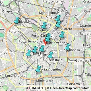 Mappa Via Borgonuovo, 20121 Milano MI, Italia (1.65857)