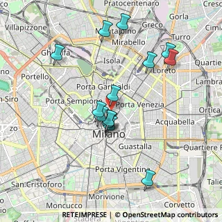 Mappa Via Borgonuovo, 20121 Milano MI, Italia (1.74929)