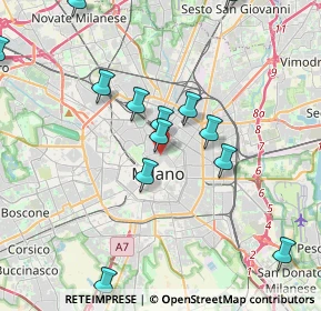 Mappa Via Borgonuovo, 20121 Milano MI, Italia (4.70643)
