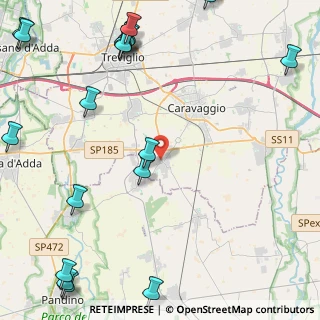 Mappa Via Giacomo Matteotti, 24040 Misano di Gera d'Adda BG, Italia (6.8305)