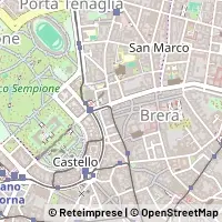 Mapa Milano