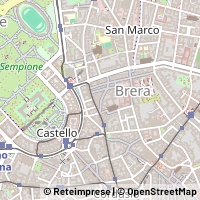 Karte Milano