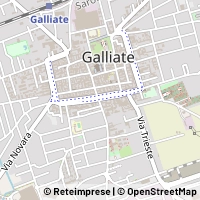 Mapa Galliate