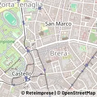 Mapa Milano