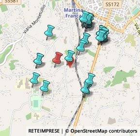 Mappa Via Saliscendi, 74015 Martina Franca TA, Italia (0.51379)