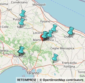 Mappa Via Saliscendi, 74015 Martina Franca TA, Italia (14.47385)