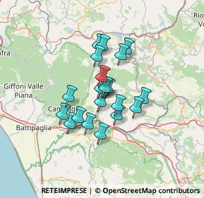 Mappa Via delle Terme, 84020 Oliveto Citra SA, Italia (10.22)